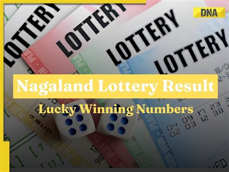 Nagaland State Lottery Dear Narmada Saturday result for Novem.